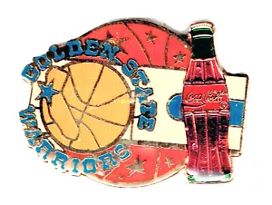 Pin Coca-Cola 1996 Asociación Nacional de Baloncesto Golden State Warriors - Imagen 1 de 1