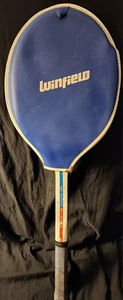 Raqueta de tenis de madera Winfield con cubierta reforzada con fibra 8 capas laminación - Imagen 1 de 12