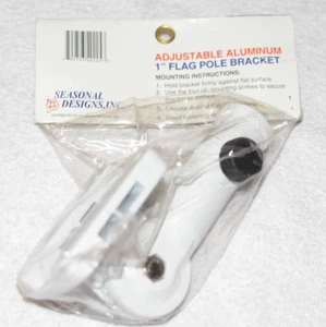 NEW Seasonal Designs Adjustable Aluminum 1” Flag Pole Bracket *FREE SHIPPING* - Picture 1 of 1