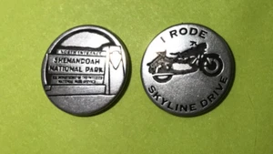 Shenandoah National Park Skyline Drive Motorcycle Token - Picture 1 of 1
