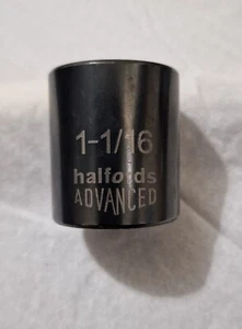 Halfords Advanced - 1-1/16 - Socket “Black Edition” 1/2 Drive Impact - Picture 1 of 3