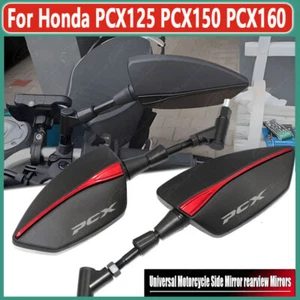 CNC Motorcycle Accessories Side Rearview Mirrors For Honda PCX125 PCX150 PCX160 - Imagen 1 de 13
