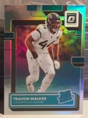 Travon Walker 2022 Donruss Optic SILVER HOLO RC - Jacksonville Jaguars - Image 1 of 2