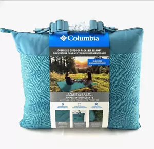 Columbia coperta oversize confezionabile per esterni - blu (NUOVA DI ZECCA) - Foto 1 di 6
