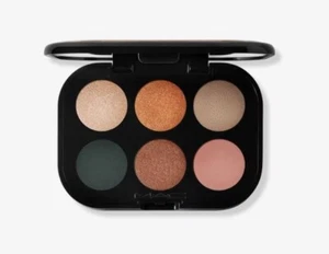 MAC Connect In Colour Eyeshadow Palette Bronze Influence Six-Pan Brown Green - Picture 1 of 5