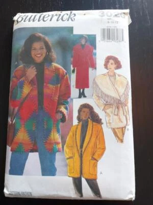 Butterick 3026 Easy Misses' Coat & Jacket Pattern Size 8-10-12 - Image 1 of 2