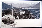 Switzerlandschweiz1900s Gruss Aus Thun  Schloss  Lith