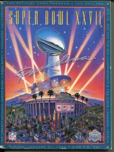 Programa Super Bowl XXVII 27 sin UPC Bills v Cowbys Aikman Jugador Más Valioso NMT 65853 - Imagen 1 de 1