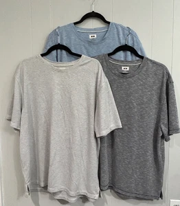 Set of 3 Joseph Abboud Size XXL Light Blue & Light & Dark Gray Crewneck T-shirts - Bild 1 von 10