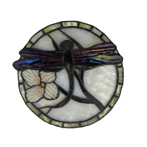 Vitral libélula vintage atrapasol colorido naturaleza regalo para decoración del hogar - Imagen 1 de 7