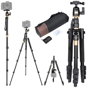 60" Professional Aluminium Tripod Monopod w/ Ball Head Travel for DSLR Camera - Picture 1 of 11