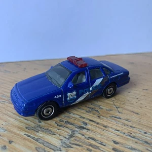 Ford Crown Victoria Matchbox Diecast Police Car Toy - Blue - 1996 Mattel - Picture 1 of 6