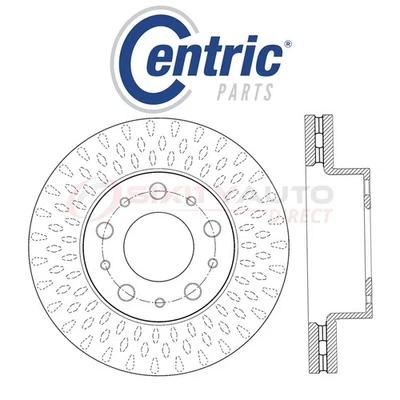 Centric C-TEK Disc Brake Rotor for 2014-2018 Ram ProMaster 1500 3.0L 3.6L L4 kr Foto 1 de 4