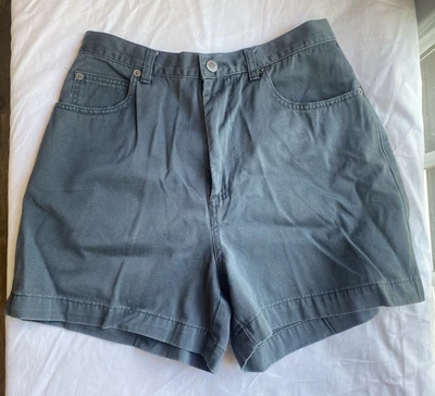 Pantalones cortos chinos Two para mujer vintage Banana Republic verde azulado oscuro y verde talla 10/28-9 Foto 1 de 4