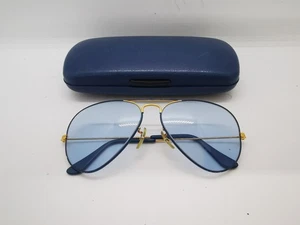 Vintage Ray Ban Bausch & Lomb Flying Colors 58mm - Blue - Picture 1 of 6