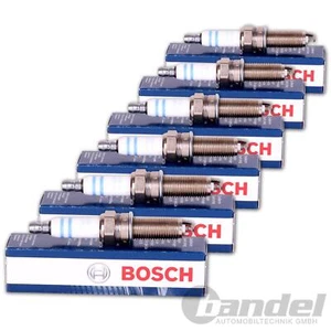 6 BOSCH DOPPELPLATIN ZÜNDKERZEN für 3.2 V6 AUDI A3 TT VW GOLF R32 EOS T5 TOUAREG - Bild 1 von 1