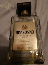 Botella de licor italiana original Disaronno de 500 ml vacía