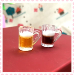 12ª Casa de Muñecas Miniatura Cocina Cerveza Comida Bebida Tazas Taza Bar Decoración Fiesta Juguete - Imagen 1 de 9