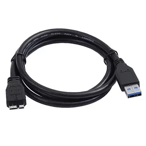 USB 3.0 Power Charger + Data SYNC Cable Cord For LaCie External Hard Drive Disk - Picture 1 of 2