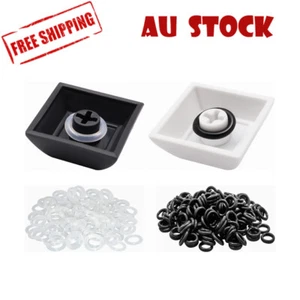 120Pcs Keycap Rubber O-Ring Keyboard Silicone O Rings Puller Switch Dampeners - Picture 1 of 10