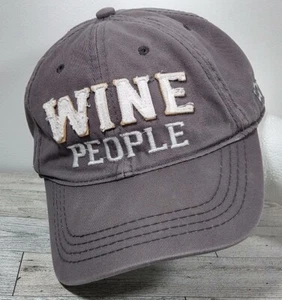 Wine People Mütze Baseballkappe New Orleans We People abgenutzt grau Schnalle hinten - Bild 1 von 14
