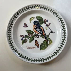 Portmeirion Botanic Garden Birds 10.5" Dinner Plate - Baltimore Oriole, EUC - Picture 1 of 8