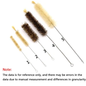 Lab Bottle Cleaning Brush Test Tube Washing Bristle Measuring 1-4 Cylinder Brush - Picture 1 of 4