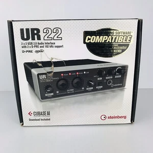 Steinberg UR22 2x2 USB 2.0 24-Bit/192kHz Audio Interface Cubase AI - Bild 1 von 22