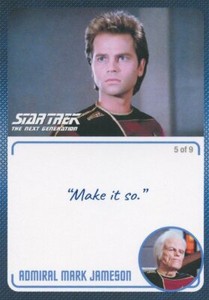 Star Trek TNG Archives & Inscriptions #25 Admiral Mark Jameson Variation 5 of 9