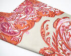 Pottery Barn Blush Pink Printed Olympia Paisley Sofa Toss Pillow Cover 24" New