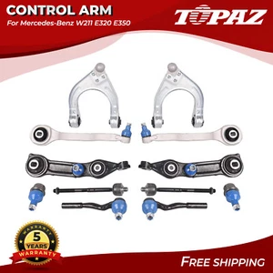 12Pcs Control Arms Tie Rod Ends Suspension Kit For Mercedes-Benz W211 E320 E550 - Picture 1 of 6