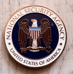 National Security Agency NSA Challenge Coin - Foto 1 di 4