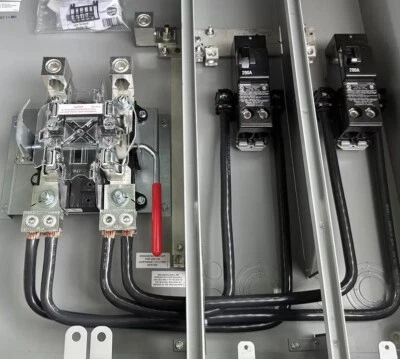 Siemens 400 Amp Con Interruptor 2x 200 Enchufe Medidor de Desconexión MK0402L1400RLM Nuevo Foto 1 de 4