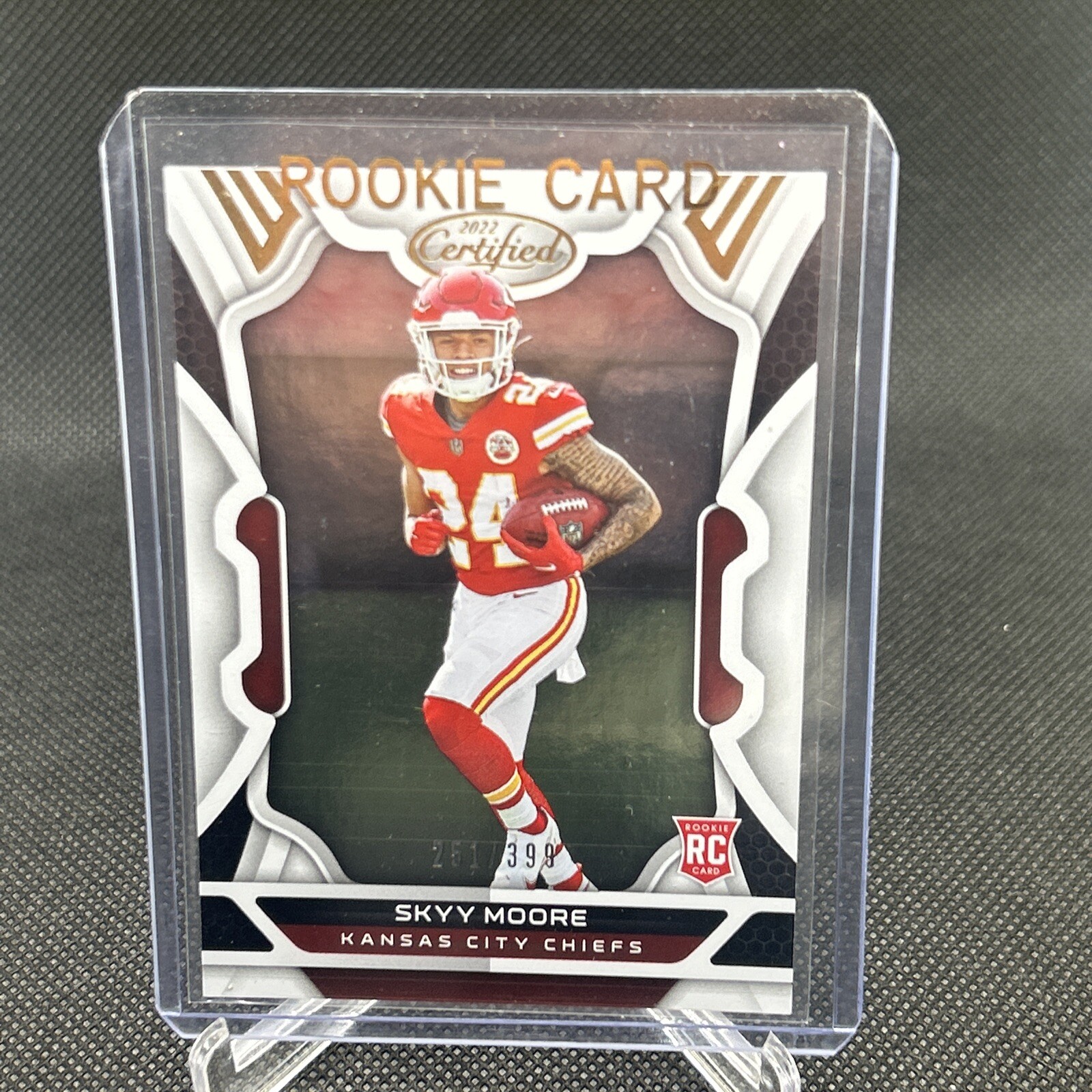 2022 Panini Certified Skyy Moore Rookie /399 Kansas City Chiefs  No. 119