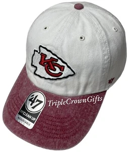 NFL Kansas City Chiefs ('47 Brand) Apollo Clean Up Two-Tone Snapback - Picture 1 of 5