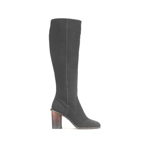 COACH Black Suede Ombré To Knee Zip Boots New 36 6 3 inch heels Classic SS012 - Picture 1 of 12