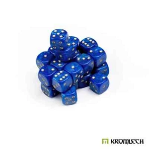 KROMLECH PEARL BATTLE DADOS 25 LEGIÓN AZUL ULTRAMAR 12MM - Imagen 1 de 6