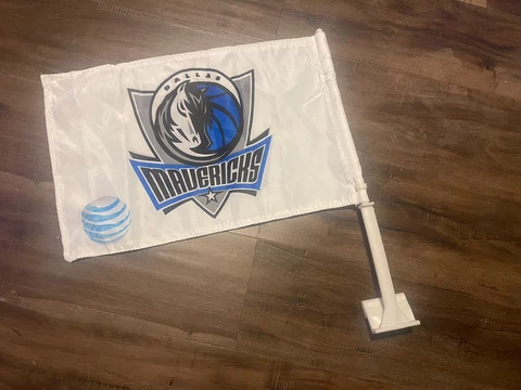 Dallas Mavericks Window Flag Sga sponsored by ATT Cover