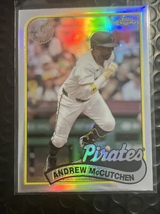 2024 Topps Chrome Update #89CU-19 Andrew McCutchen 1989 Refractor Pirates - Picture 1 of 2