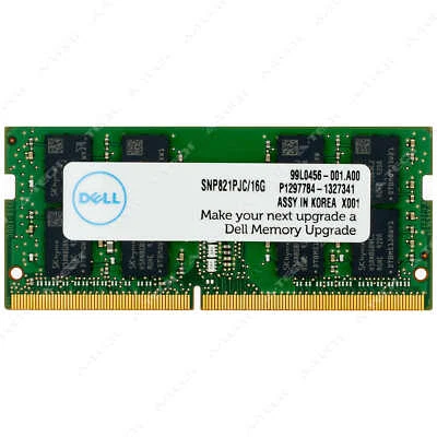Dell 16GB DDR4-2400 SODIMM SNP821PJC/16G A9168727 821PJ 0821PJ Laptop Memory RAM - Image 1 of 3