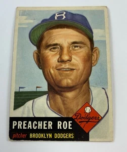 1953 Topps Baseball Single #254 Preacher Roe (Abt. EX) EO2 - Picture 1 of 2