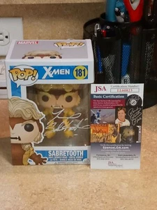 Tyler Mane X-Men Película Firmada Diente de Sable Marvel Funko Pop Figura Prueba Certificado JSA - Imagen 1 de 9