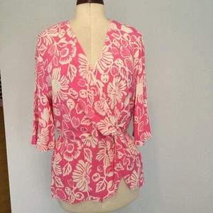 Marks & Spencer Ladies Stunning peplum style pink Mix Top size 10 BNWT - Picture 1 of 6