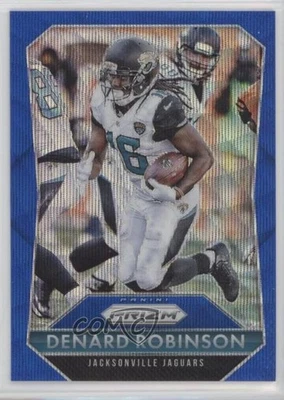 2015 Panini Prizm Blue Wave Prizm /150 Denard Robinson #178 - Image 1 of 2