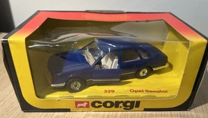 CORGI TOYS 329 OPEL SENATOR Rare Colour way Navy UNPLAYED WITH - Picture 1 of 5
