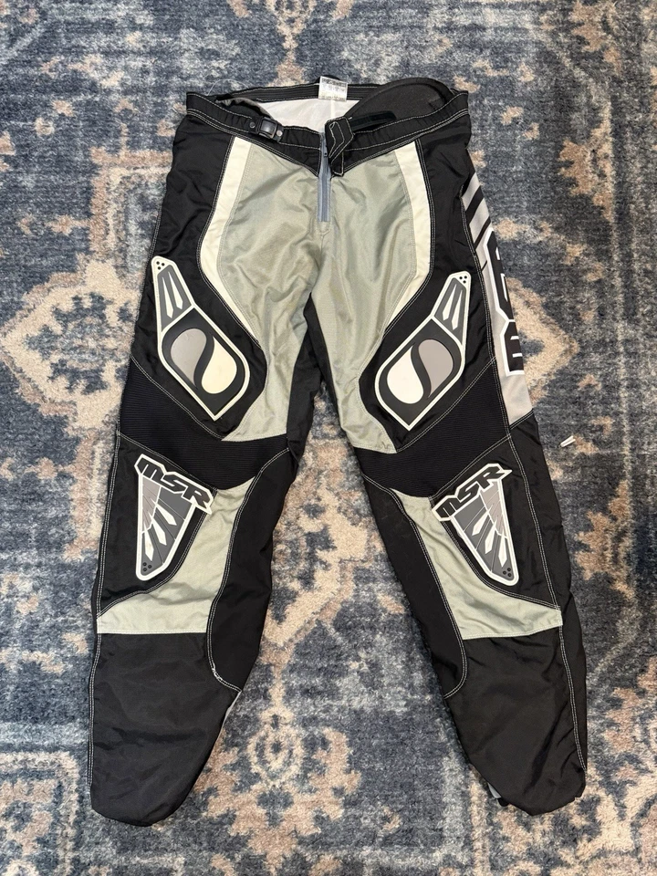 MSR Axxis 90 年代 Y2K MotocrossDirtbike Enduro 比赛裤 — 第 1/2 张图片