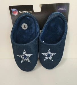 Dallas Cowboys Hausschuhe Größe 7-8 Größe Small blau NFL Football bequem neu - Bild 1 von 4