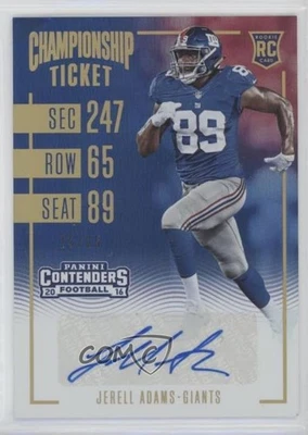2016 Panini Contenders Championship Ticket /25 Jerell Adams #131 Rookie Auto RC - Image 1 of 2