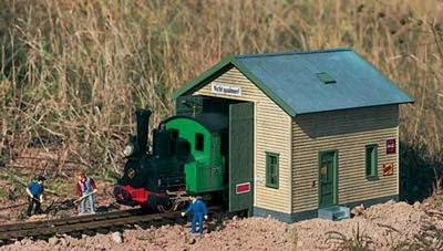 Piko 62044 G Red River Locomotive Shed Building Kit - Image 1 of 2