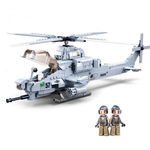 AH-1Z Viper Attack Helicopter Building Blocks Set | General Jim's Toys & Bricks - Picture 1 of 10